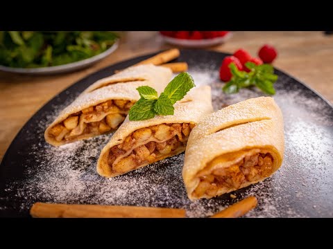 Видео: Без Глютена! Штрудель с Яблоками и Корицей. Все Секреты приготовления!