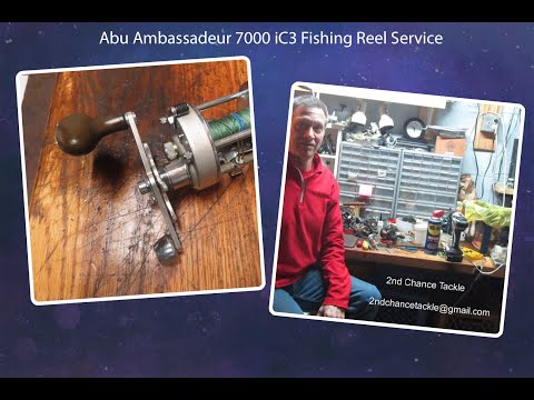Видео: Рыболовная катушка Abu Ambassadeur 7000 iC3 в сумке: как обслуживать и ремонтировать
