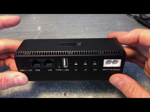 Видео: YEPO smart DC UPS 5/9/12/24/РОЕ/USB та вакуумна помпка Medap P7010