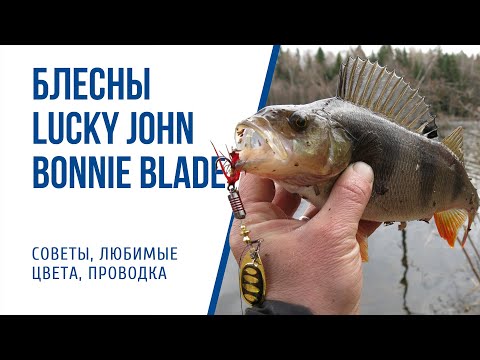 Видео: Как ловить на вращающиеся блесны Lucky John Bonnie Blade