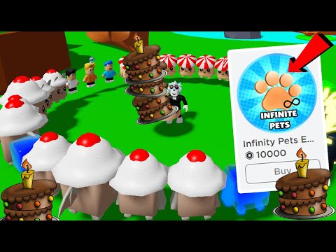 Видео: БЕСКОНЕЧНЫЕ ПИТОМЦЫ СДЕЛАЛИ МЕНЯ ЧИТЕРОМ В СИМУЛЯТОРЕ ТОРТА! ROBLOX Cake Stacking Simulator