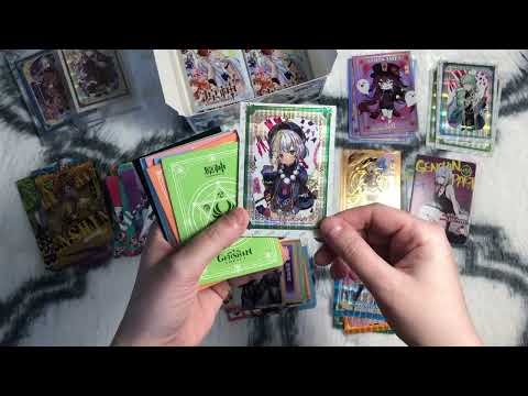 Видео: Распаковка карточек Genshin Impact