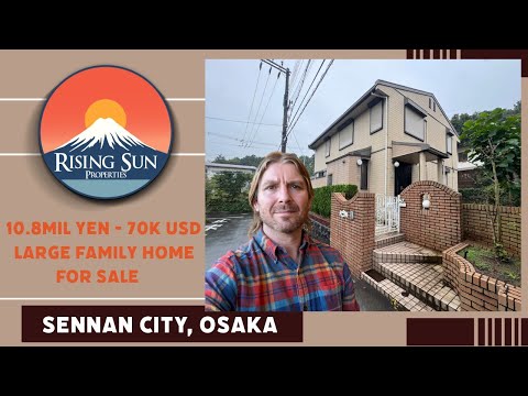 Видео: Город Сеннан - Южная Осака. Продаётся за 70 тыс. долларов США. Но... (тур по Японии)