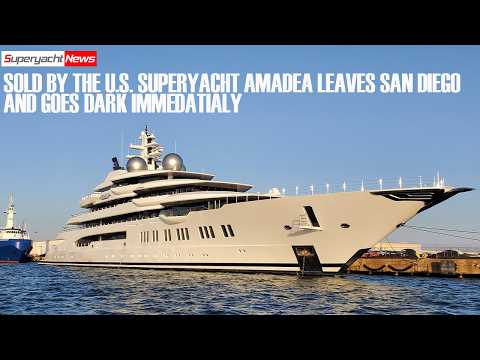 Видео: Amadea покидает Сан-Диего и уходит в тень! | Второе судно поддержки Цукерберга! | SY News Ep542