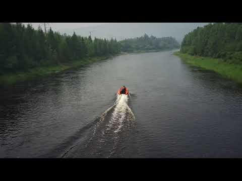 Видео: обкатка Меркурий 50 на Соларе 430 SJT