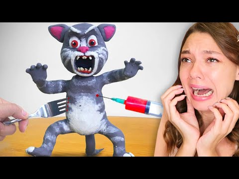 Видео: НЕ СМОТРИ ЗАПРЕЩЕННЫЙ МУЛЬТИК ПРО ГОВОРЯЩЕГО ТОМА в 3 ЧАСА НОЧИ! *говорящего тома съели*