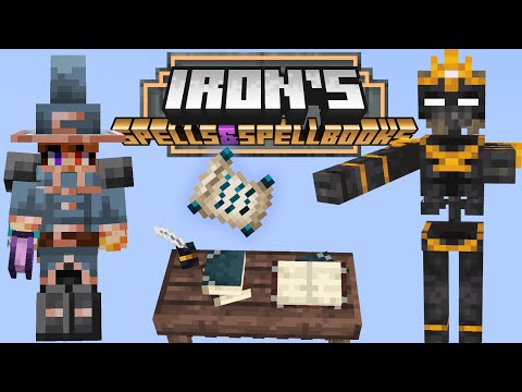 Видео: ОБЗОР МОДА НА МАГИЮ В МАЙНКРАФТ ► 100 дней 100 модов. Обзор мода Iron's Spells 'n Spellbooks #64