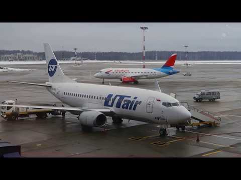 Видео: Boeing 737-400 Utair Москва - Казань
