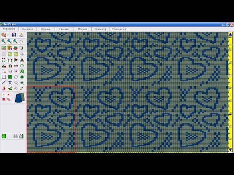 Видео: Узор Ложный Ажур (Панчлейс) можно набить на перфокарту