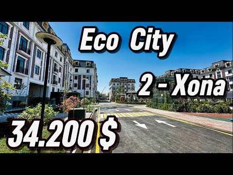 Видео: Самарканд  Эко Сити  2 - Хона  56.м2  34.200 $  #home #samarqand #rek #тренд