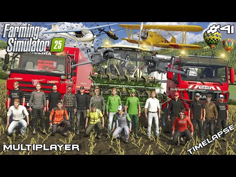 Видео: БЕЗУМНЫЙ УРОЖАЙ! СОБРАНО 3 МИЛЛИОНА ЛИТРОВ СИЛОСА 💪🌽 | MAYPOLE FARM | FS 25 Многопользовательский...