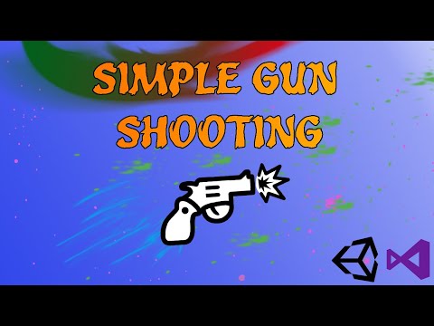 Видео: Простая стрельба из оружия в Unity C# / Simple gun shooting in Unity C#