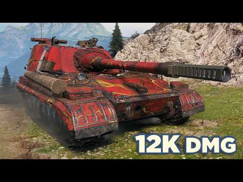 Видео: Объект 268 Вариант 4 • 12К УРОНА 10 ФРАГОВ • WoT Gameplay