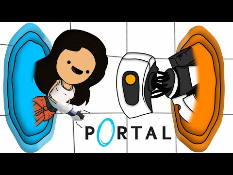 Видео: ВЕСЬ ПОРТАЛ ЗА 5 МИНУТ ( АНИМАЦИЯ PORTAL )
