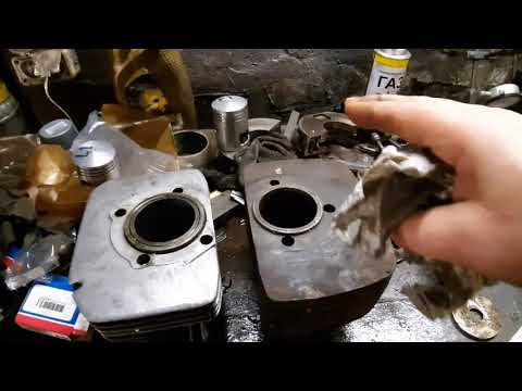 Видео: Тепловые зазоры на поршневых группах jawa 634 и jawa 638
