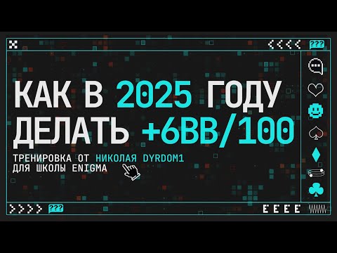 Видео: Николай Dyrdom1: Подготовка к сессии и оптимизация игрового процесса⎥Enigma NLHE&PLO