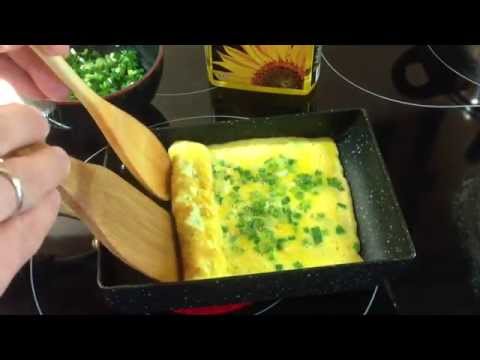 Видео: Японский омлет Томаго - макробиотический вариант приготовления