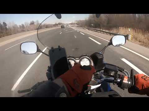 Видео: Первый выезд. Suzuki bandit 650.