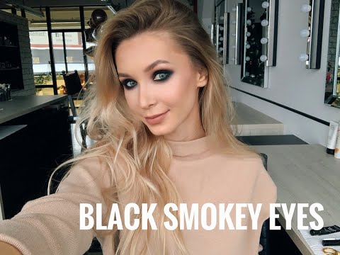 Видео: ПРОСТОЙ ПОШАГОВЫЙ Black Smokey Eyes🤓+ПОВТОРЯЮ УКЛАДКУ Candice Swanepoel's ( Victoria's Secret)😍