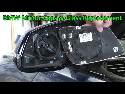 Видео: Замена зеркального стекла и крышки BMW F2x F3x