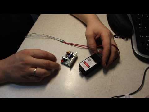 Видео: Лазер 5.5 Вт.  Будьте осторожны!