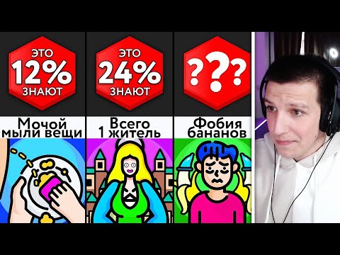 Видео: МАЗЕЛЛОВ СМОТРИТ: Спорим, Ты Этого Не Знал?! (Часть 8) | Мир Сравнений