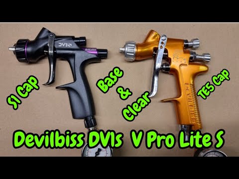 Видео: DV1s против Pro Lite S, Sri Pro Lite Мини-краскопульты Devilbiss