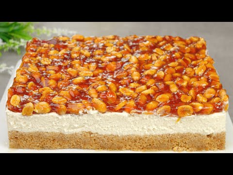 Видео: Торт за 5 минут! Вы будете делать этот торт каждый день. БЕЗ ПЕЧИ! арахисовый торт