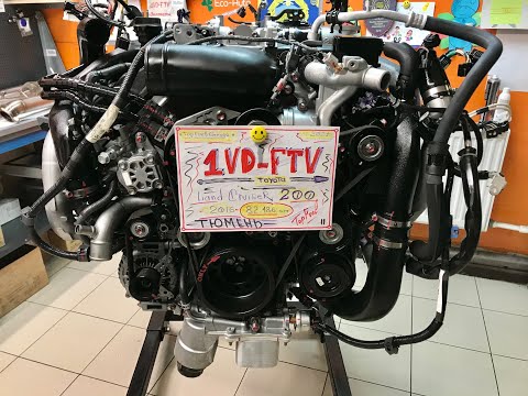 Видео: 1VD-FTV TLC200 2016 82.186km/процесс сборки двигателя,установки,запуска,обкатки/full rebuild engine