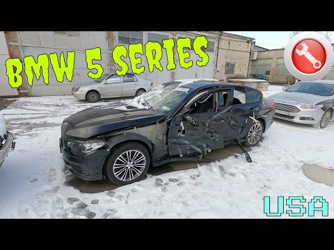 Видео: BMW 5 series 2018 Боковой удар😨😨