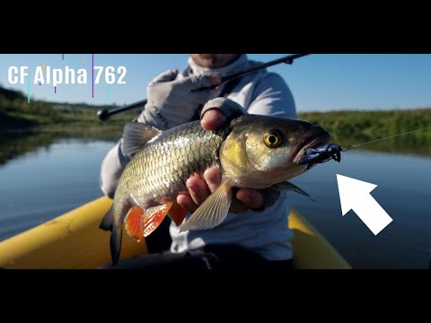 Видео: Жук спас рыбалку!!! Голавль на спиннинг сплавом