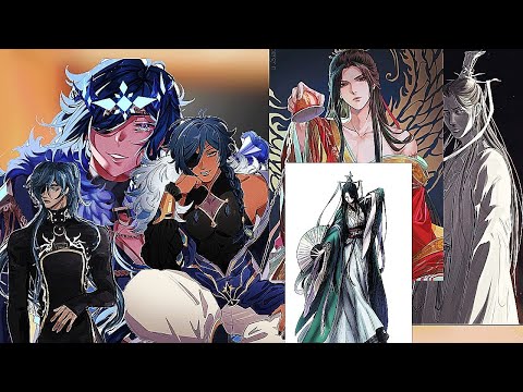 Видео: Genshin impact react to Kaeya as Shen Jiu/Реакция Геншин на Кэйа это Шэнь Цзю. НА ЗАКАЗ