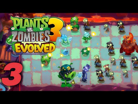 Видео: Plants vs Zombies 3: Evolved | Новый игровой процесс PvZ (Android, iOS) Часть 3