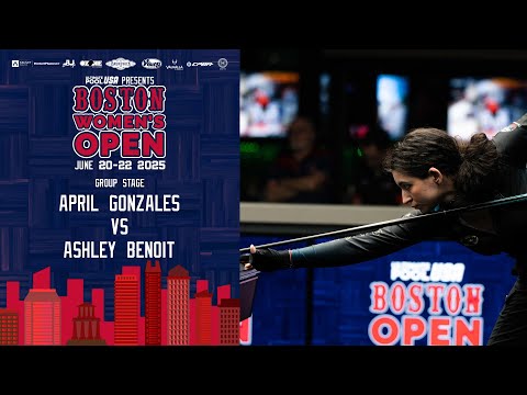 Видео: Эйприл Гонсалес против Эшли Бенуа | Групповой этап | Открытый чемпионат Бостона по теннису среди ...