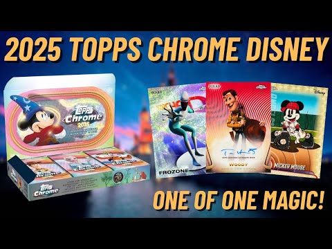 Видео: МЫ СДЕЛАЛИ КАРТОЧКУ-СКЕТЧ 1/1! 😱✍️ Открытие Topps Chrome Disney Hobby Box 2025!