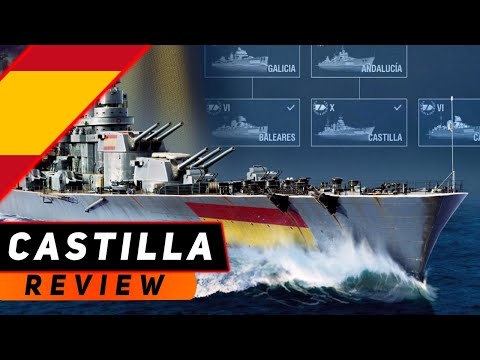 Видео: КРЕЙСЕР CASTILLA! ИСПАНСКАЯ ДВУСТВОЛКА! МИР КОРАБЛЕЙ/WORLD OF WARSHIPS