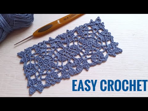 Видео: Красивый КВАДРАТНЫЙ МОТИВ вязание крючком мастер-класс How to Crochet for Beginners