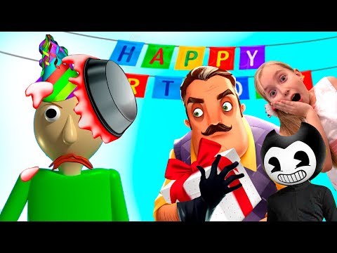 Видео: Катя ИСПОРТИЛА День Рождение БАЛДИ? Летсплей от ПАПЫ Мы Играем