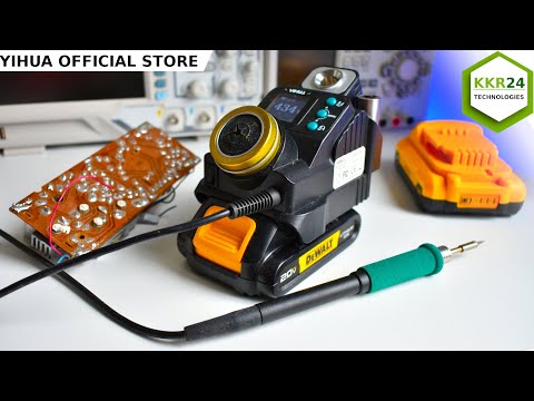 Видео: Лучший АККУМУЛЯТОРНЫЙ паяльник??? YIHUA VI1 DEWALT