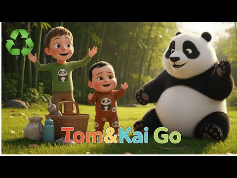 Видео: Заботимся о нашей Планете вместе ! | День без мусора ! |15 серия | Tom & Kai Go