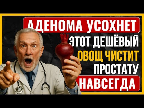 Видео: ВРАЧИ В ШОКЕ! Этот дешёвый овощ чистит простату лучше любой химии — ешьте по 50 грамм в день!