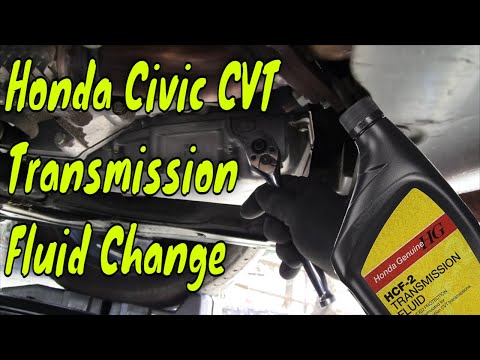 Видео: Как заменить трансмиссионную жидкость в трансмиссии CVT Honda Civic 2019 года
