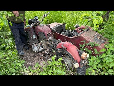 Видео: НАЙШЛИ СТАРОГО МОТОЦИКЛА ДНЕПР МТ10-36 І ПРИВЕЗЛИ В МАМИНУ ХАТУ