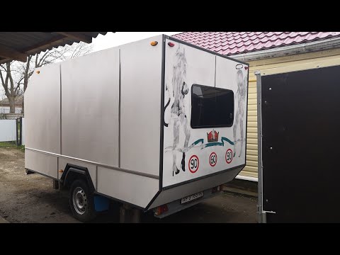 Видео: Жилой модуль на Автомобильный прицеп. Полная версия.