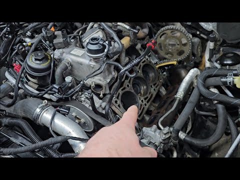 Видео: Сгорел поршень на Volkswagen Touareg 3,0 дизель