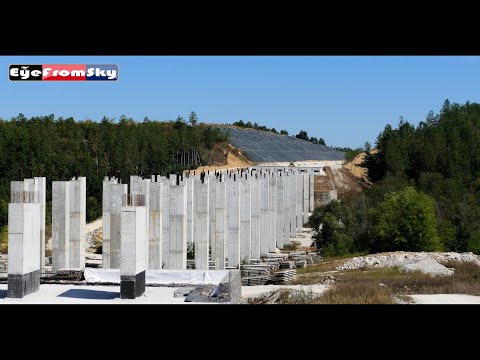 Видео: (22.09.24) Строеж на "АМ Хемус" от П.В.Боаза до П.В. Дерманци (15.26 км.) #eyefromsky