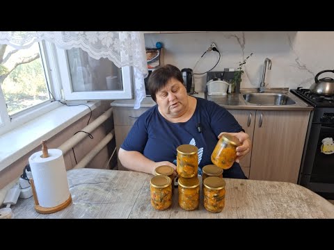 Видео: САЛАТ ШАНТАНЕ ИЗ ОГУРЦОВ НА ЗИМУ. Получается очень вкусная пикантная закуска. 😋