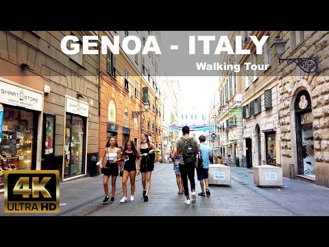 Видео: GENOA Пешеходная экскурсия | 4K UHD | ⛅ | IT | ИТАЛИЯ - сентябрь 2020 г.