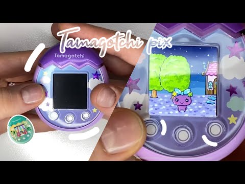 Видео: ОБЗОР на TAMAGOTCHI PIX 🦖💜/ tamagotchi ☁️💫