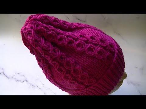 Видео: Вяжем  шапочку с удлиненной  макушкой
